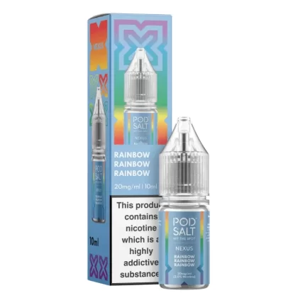 POD SALT NEXUS RAINBOW 10ML NIC SALT E-LIQUID