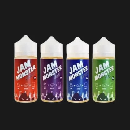 JAM MONSTER 100ML - Peach / 12 MG