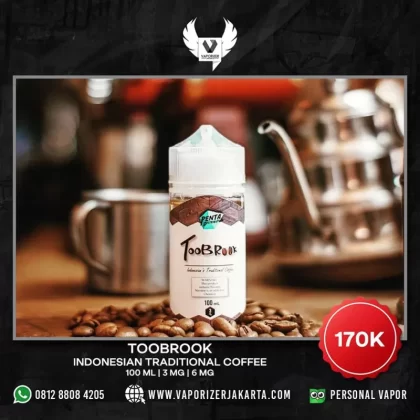 TOOBROOK INDONESIAN TRADITIONAL COFFEE 100 ML - 3 mg / 6 mg / 100 ml