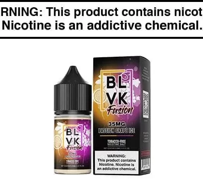 PASSION GRAPE ICE BY BLVK FUSION SALTS 30ML - Vapejuice