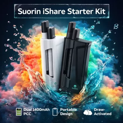 Suorin iShare Starter Kit - Black - Vapeciga