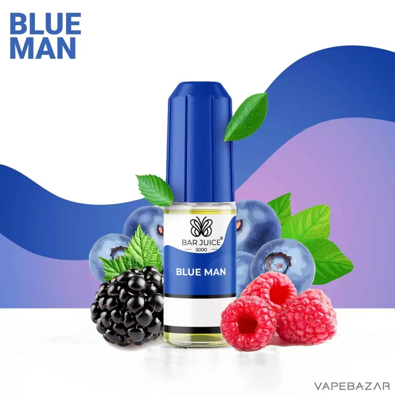 Bar Juice 5000 Nic Salt – Blue Man - Vapebazar