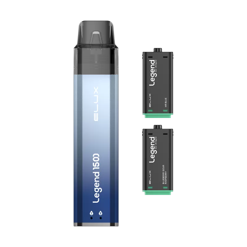 Elux Legend 1500 2in1 Kit - Blue Edition - Vapeshop Co