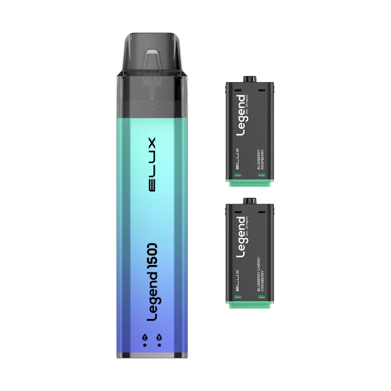 Elux Legend 1500 2in1 Kit - Blue Edition - Vapeshop Co - Image 2