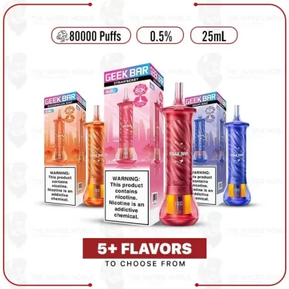 Geek Bar Burj Hookah 80K Puff Disposable 0.5% - Thevapersworld