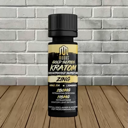 Modus Gold Series Zing Kratom Extract Shot - size#Single Bottle>Full Case (12ct) - OUT OF STOCK (AF2B19)