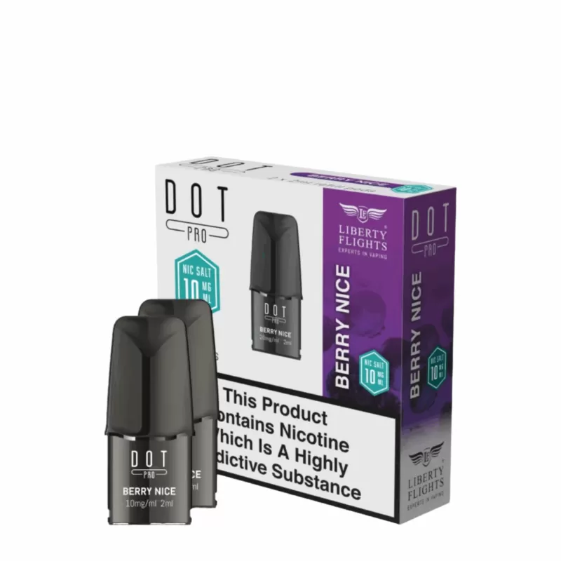 10mg Liberty Flights Dot Pro Prefilled Replacement Pod - Vape Co - Image 3