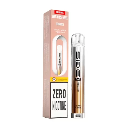 SKE Bar 600 Zero Nicotine Prefilled Pod Kit Tobacco - Strength#20mg (26EBDC)