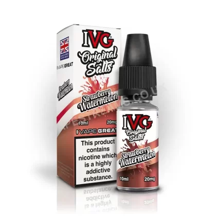 IVG Original Strawberry Watermelon Nic Salt E-Liquid - Vapestreams Co