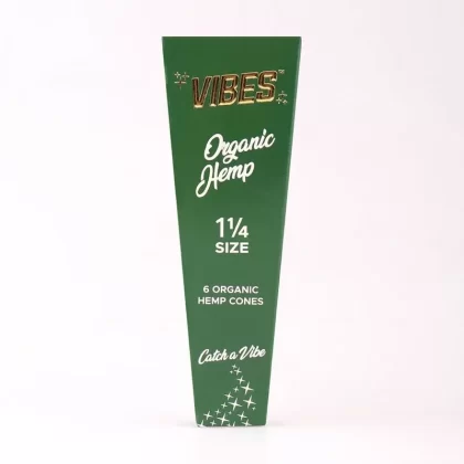 Vibes Cones – Organic Hemp : 1 1/4