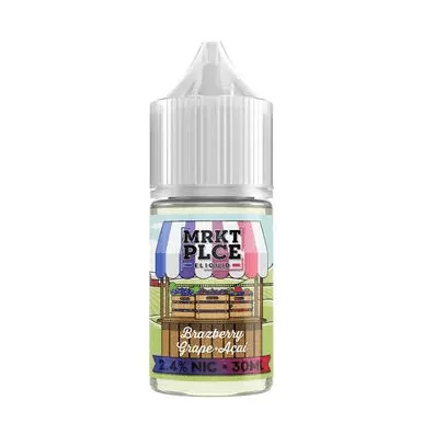 MRKT PLCE Brazzberry Grape Acai 30ml Nic Salt Vape Juice - Vape Product, Vape Product