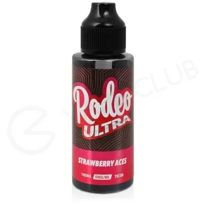 Strawberry Shortfill E-Liquid by Rodeo Ultra 100ml