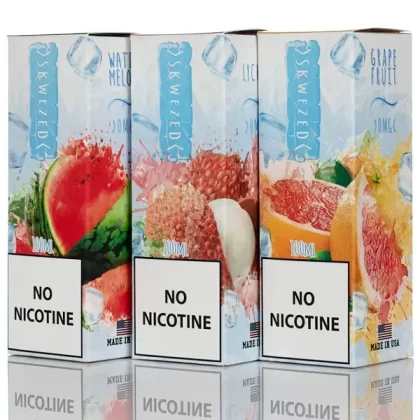 Skwezed Ice - No Nicotine Vape Juice Ice - 100ml - Watermelon White Grape Ice