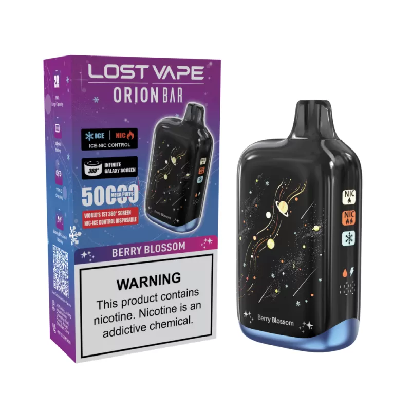 Lost Vape ORION BAR 50K Disposable Device - 50000 Puffs - Kiwi Orange - Image 2