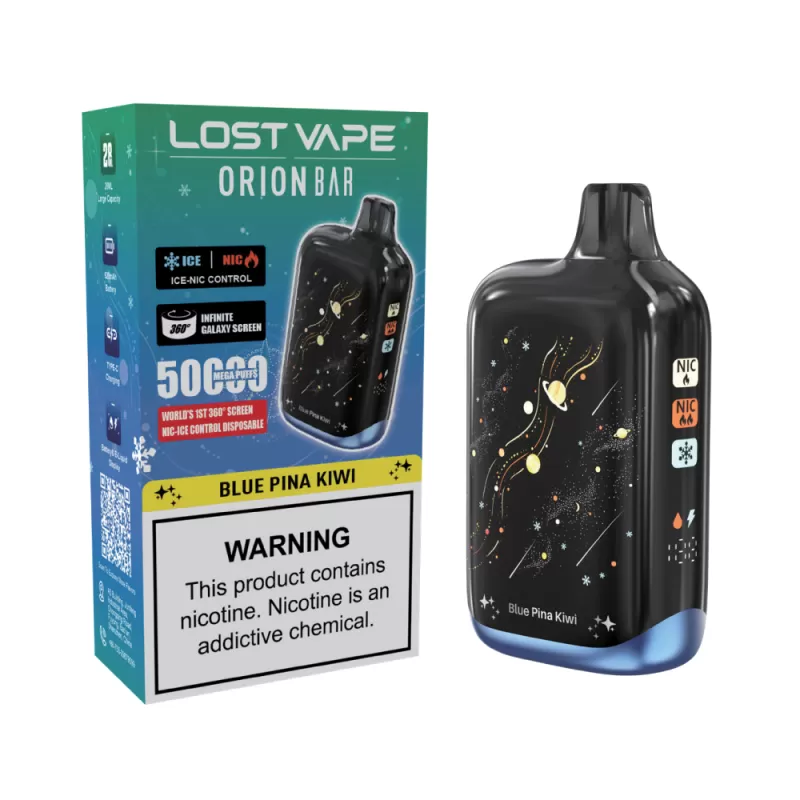 Lost Vape ORION BAR 50K Disposable Device - 50000 Puffs - Kiwi Orange - Image 3