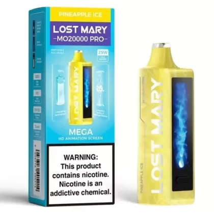 Lost Mary Pineapple Ice - Pack Count#Single Pack~Flavor#Pineapple Ice~Nicotine#50MG