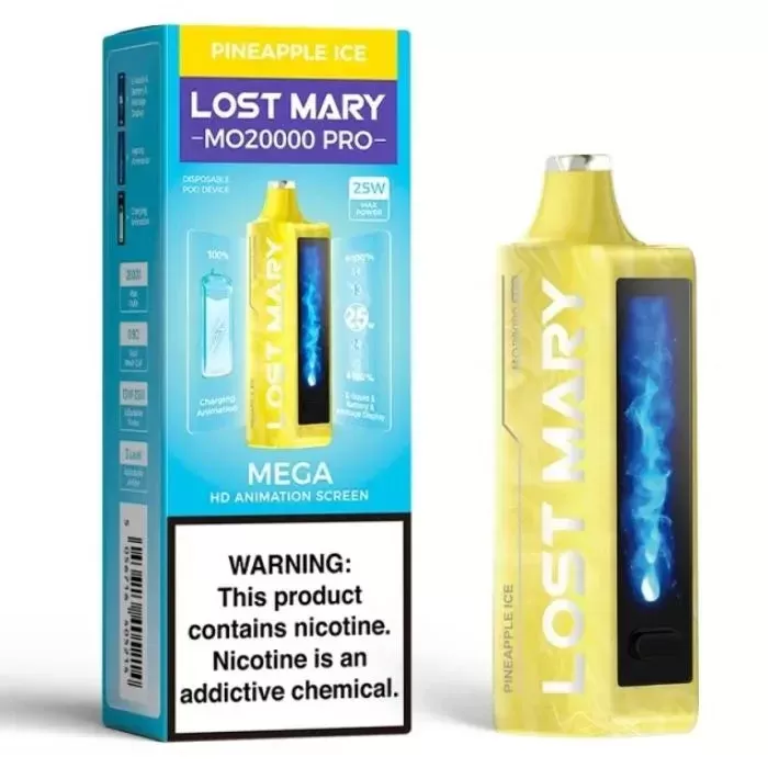 Lost Mary Pineapple Ice - Pack Count#Single Pack~Flavor#Pineapple Ice~Nicotine#50MG