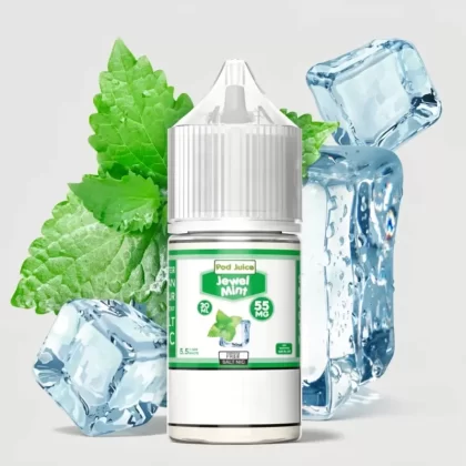 Jewel Mint SALT – Pod Juice – 30mL Made in USA Mint Vape - Vape Product; Vape Product, Vape Product (F40179)
