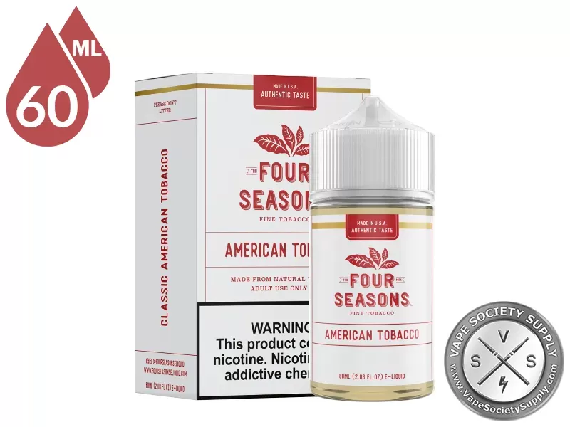 American Tobacco By Four Seasons E-Liquid 60ml - Image 3