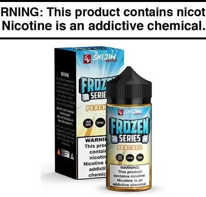 FROZEN PEACHES BY FROZEN VAPE CO SHIJIN VAPOR 100ML - Vapejuice
