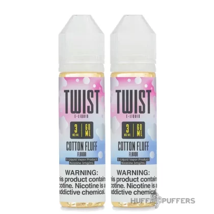 Twist E-Liquid – Cotton Fluff 120mL - Nicotine Strength#0mg>3mg>6mg