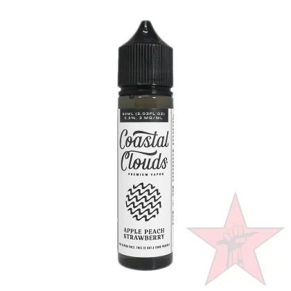 Coastal Clouds – Apple Peach Strawberry – 60mL - Vape Product