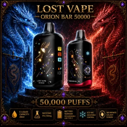 Lost Vape Orion Bar 50000 - Vanilla Custard (BLK Series)