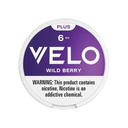 Velo Plus Nicotine Pouches Wildberry - Product#9mg>6mg~Packaging#Single Tin>5 Pack