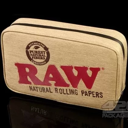 RAW Quarter Pounder Smell Proof Smokers Pouch