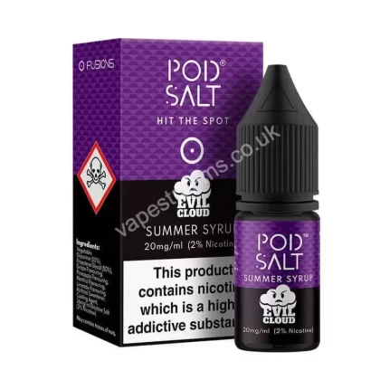 Summer Syrup Nicotine Salt E-Liquid By Pod Salt Fusions Range - Vapestreams Co