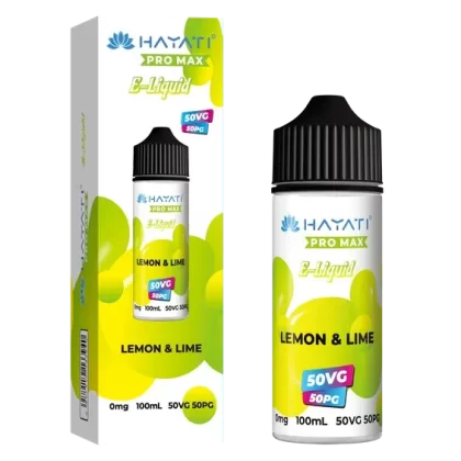 LEMON LIME BY HAYATI PRO MAX E LIQUID 100ML 50VG