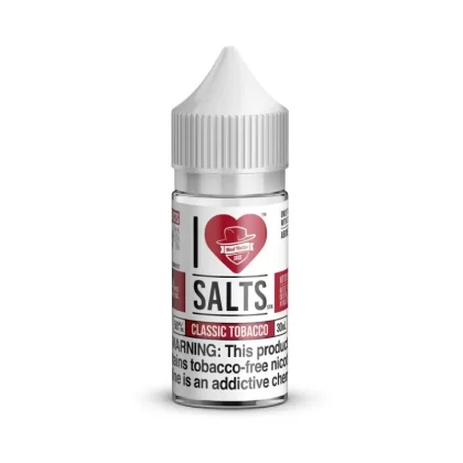 I Love Salts Classic Tobacco eJuice - Vape Product; Vape Product, Vape Product (F66B04)