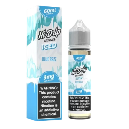 Hi-Drip Iced Blue Razz - Nicotine Level#3mg>6mg (89100C)