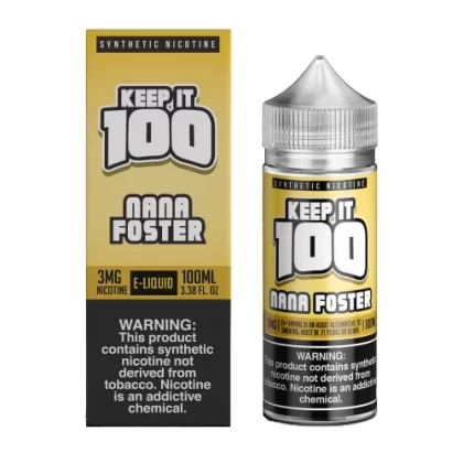 Nana Foster by Keep It 100 100ml - Vape Product, Vape Product