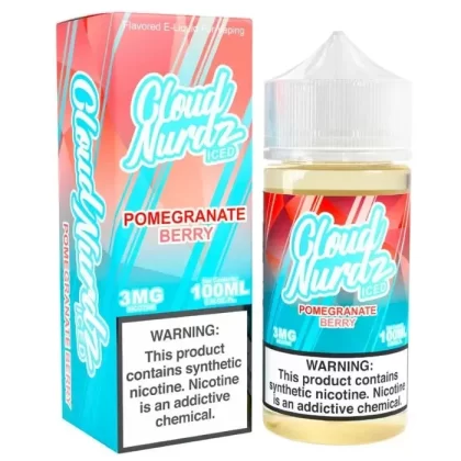 Pomegranate Berry Iced E-Liquid by Cloud Nurdz - Size#100ml~Nicotine#3MG>6MG