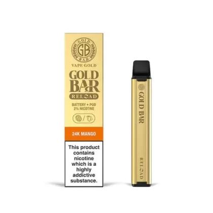 Gold Bar Reload Prefilled Pod Vape Kit - Strawberry Kiwi Watermelon