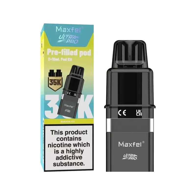 Maxfel Ultra Pro 35K Prefilled Pods - Peach ice - Image 2