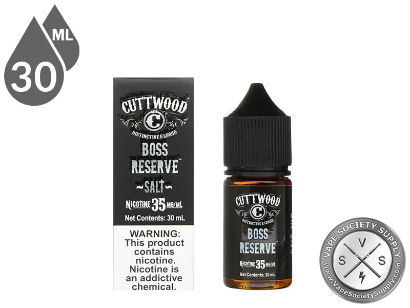 Boss Reserve Cuttwood Salt 30ml - Image 2