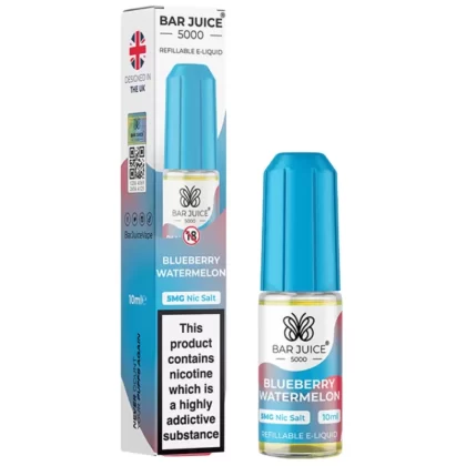 Blueberry Watermelon Nic Salt E-Liquid by Bar Juice 5000 (10ml) - 20mg