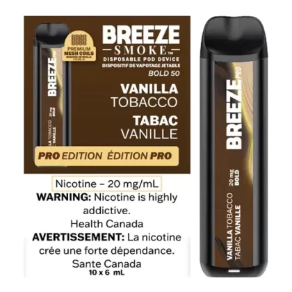 BREEZE PRO 2000 – VANILLA TOBACCO