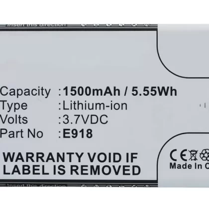 Batteries N Accessories BNA-WB-L3533 Cell Phone Battery – Li-Ion, 3.7V, 1500 mAh, Ultra High Capacity Battery – Replacement for PHICOMM E918 Battery