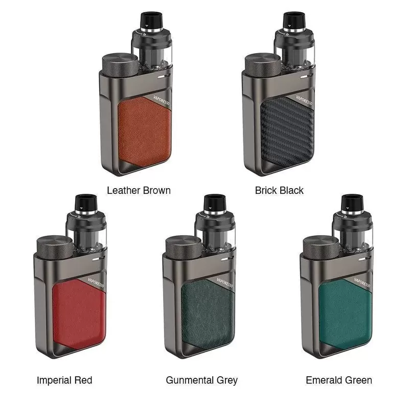 Vaporesso swag PX80 Pod Kit - Brick Black, GUNMETAL GREY