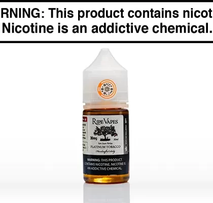 SAN JUAN PLATINUM TOBACCO BY RIPE VAPES SALT 30ML - Vapejuice