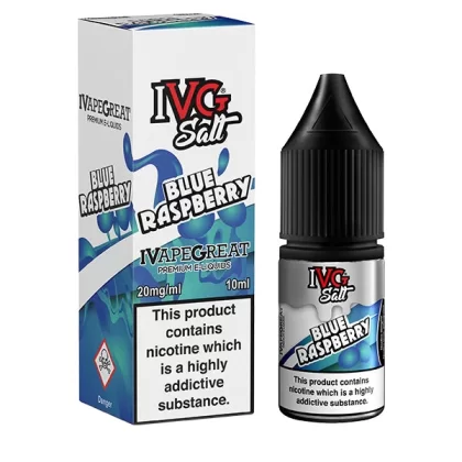 IVG Blue Raspberry Nic Salt E-Liquid - 10mg