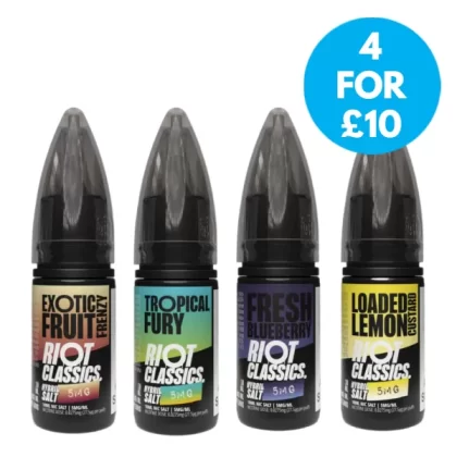 10mg Riot Squad Original Nic Salts 10ml (50VG/50PG) - Vape Co