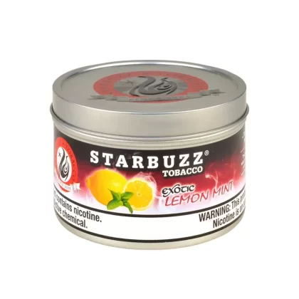 StarBuzz Exotic Lemon Mint Hookah Shisha 100g - Vape Store