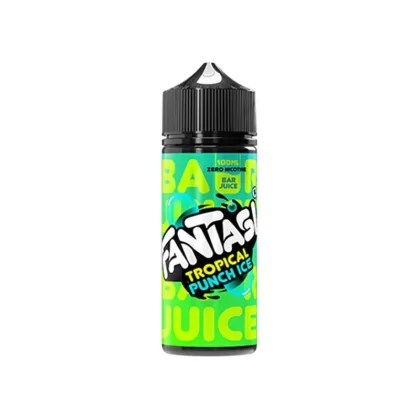 Fantasi Bar Juice Tropical Punch Ice 100ml Shortfill E Liquid - Strength#0mg