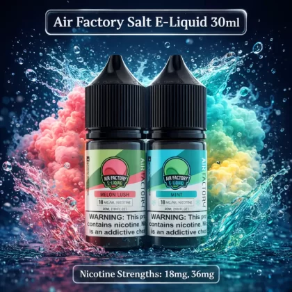 Air Factory Salt E-Liquid 30ml - Unflavored / 18mg - Vapeciga