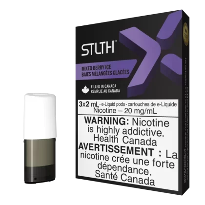 STLTH X Pod Pack - Mixed Berry Ice - 20 mg/mL (promo)(wholeseller) - Excise ON, 20 mg/mL - ON