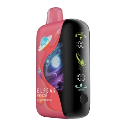Elf Bar FS70K Disposable Vape Device – Strawberry Ice 20ml